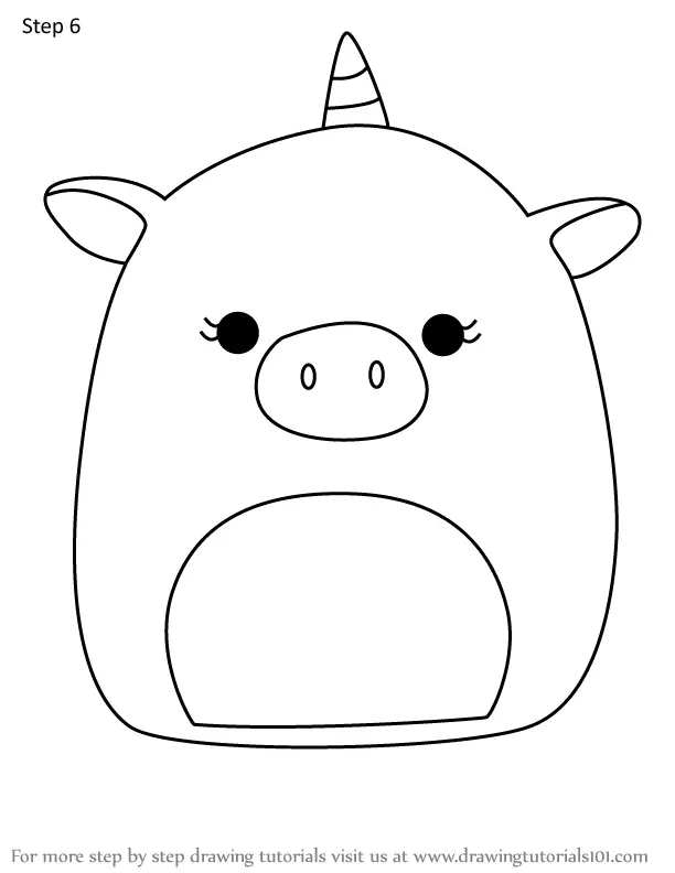 How to Draw Astrid the Purple Unicorn from Squishmallows (Squishmallows ...