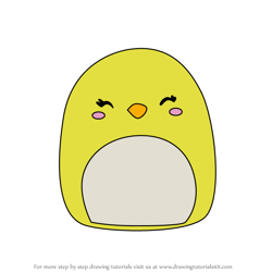 How to Draw Ava the Chick from Squishmallows