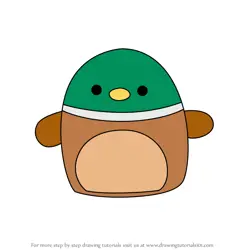 How to Draw Avery the Mallard Duck from Squishmallows