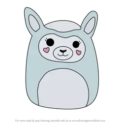 How to Draw Bailey the Llama from Squishmallows