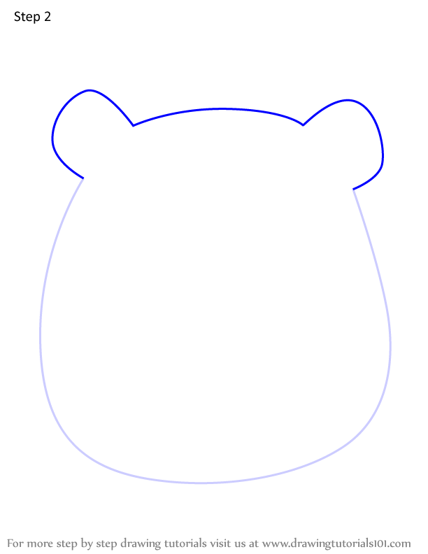 How to Draw Baron the Bear from Squishmallows (Squishmallows) Step by ...