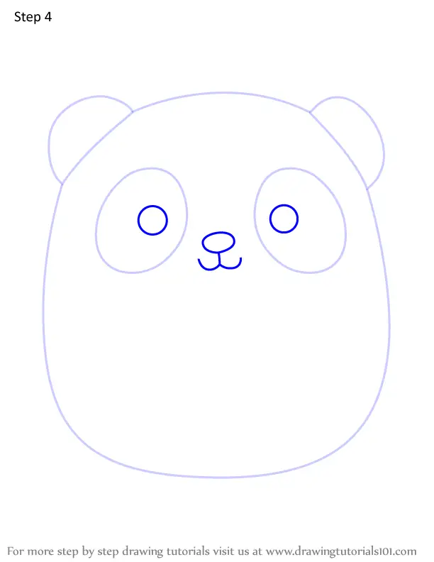 How To Draw Bee The Panda From Squishmallows (squishmallows) Step By 