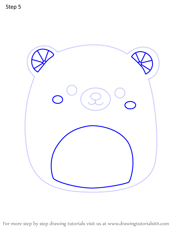 How to Draw Belton the Lemon Bear from Squishmallows (Squishmallows ...