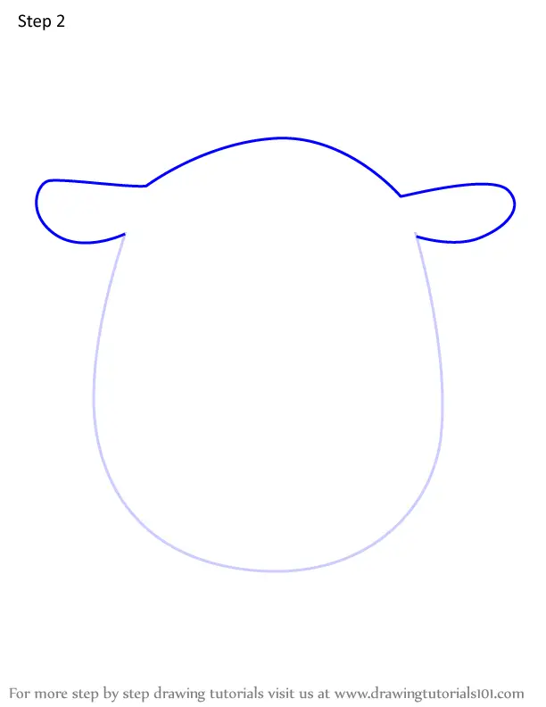 How to Draw Berry the Lamb from Squishmallows (Squishmallows) Step by ...