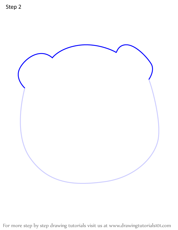 How to Draw Bliss the Bear from Squishmallows (Squishmallows) Step by ...