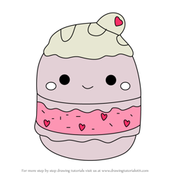 How to Draw Brinya the Cake from Squishmallows