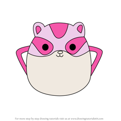 How to Draw Brixton the Sugar Glider from Squishmallows