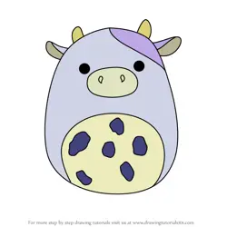 How to Draw Bubba the Cow from Squishmallows
