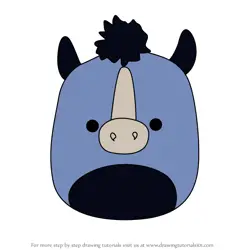 How to Draw Caden the Horse from Squishmallows