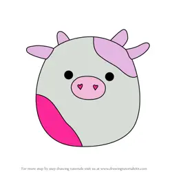 How to Draw Caedyn the Cow from Squishmallows