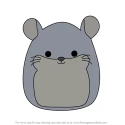 How to Draw Camilo the Chinchilla from Squishmallows