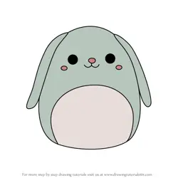How to Draw Cecy the Bunny from Squishmallows