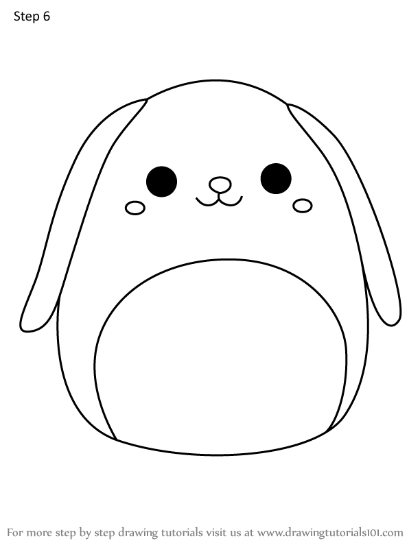 How to Draw Cecy the Bunny from Squishmallows (Squishmallows) Step by ...