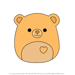 How to Draw Chamberlain the Bear from Squishmallows