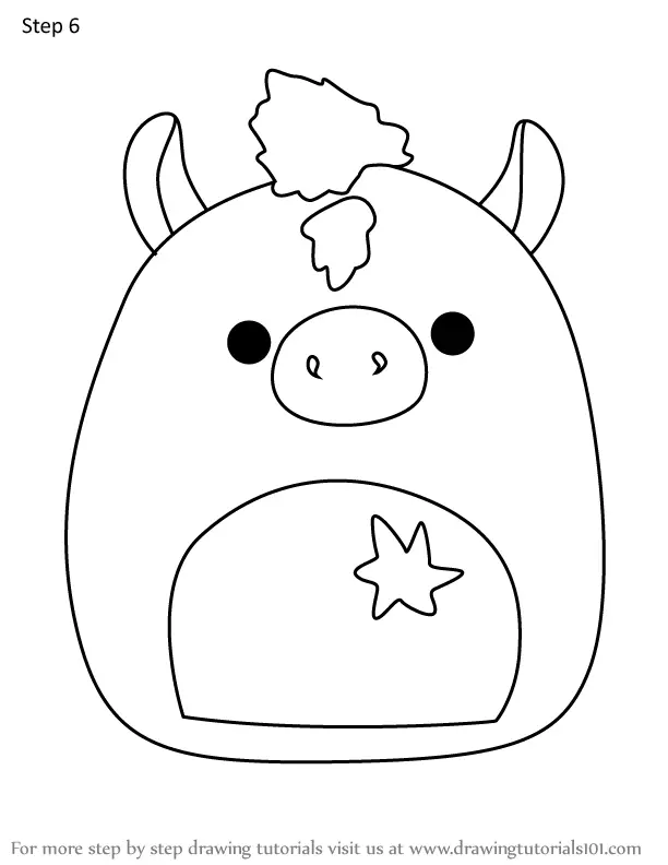 How to Draw Chance the Horse from Squishmallows (Squishmallows) Step by ...