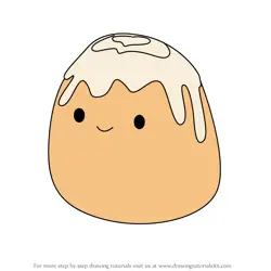How to Draw Chanel the Cinnamon Roll from Squishmallows