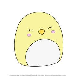 How to Draw Chuck the Chick from Squishmallows