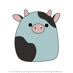 How to Draw Cillian the Cow from Squishmallows