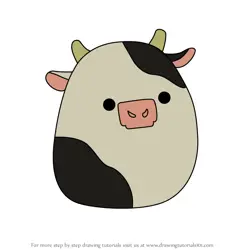 How to Draw Clover the Bull from Squishmallows