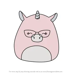 How to Draw Dion the Unicorn from Squishmallows