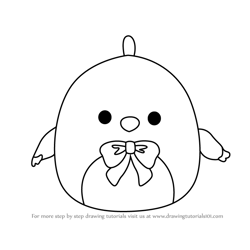 How to Draw Dolores the Chick from Squishmallows