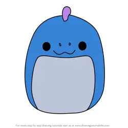 How to Draw Donyar the Eel from Squishmallows