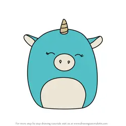 How to Draw Ella the Unicorn from Squishmallows