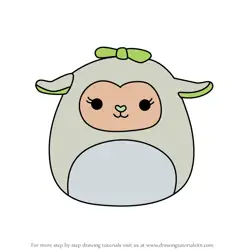 How to Draw Emela the Lamb from Squishmallows