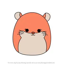 How to Draw Erica the Chinchilla from Squishmallows