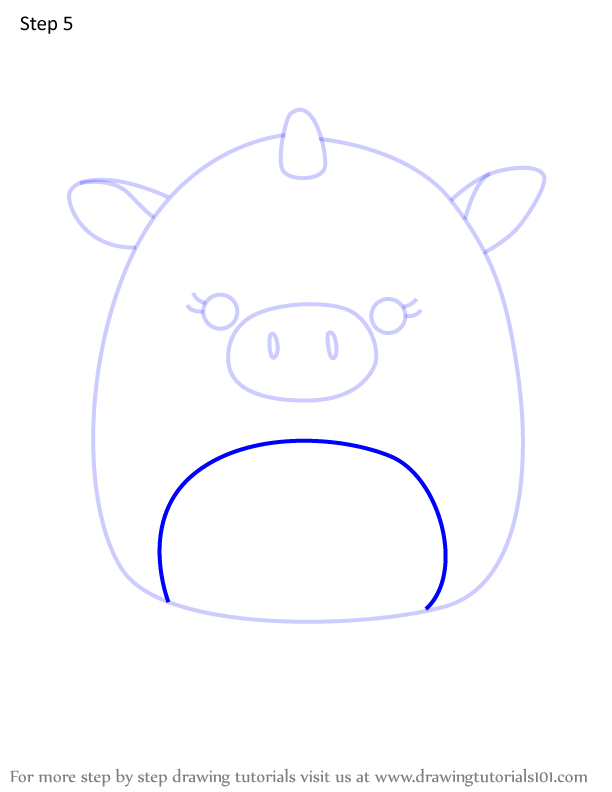 How to Draw Esmeralda the Rainbow Unicorn from Squishmallows ...