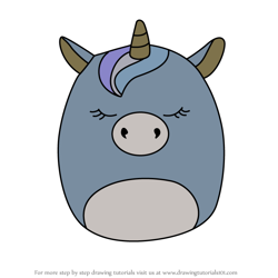 How to Draw Eunice the Unicorn from Squishmallows