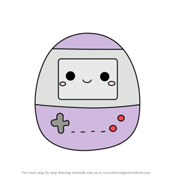 How to Draw Galia the Gameboy from Squishmallows