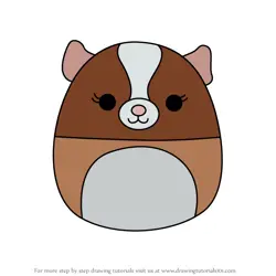 How to Draw Garret the Guinea Pig from Squishmallows