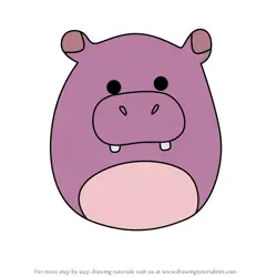 How to Draw Hanna the Hippo from Squishmallows