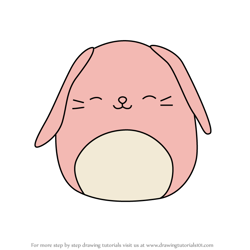 How to Draw Harper the Bunny from Squishmallows