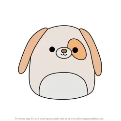 How to Draw Harrison the Dog from Squishmallows