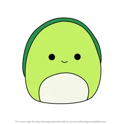 How to Draw Henry the Turtle from Squishmallows