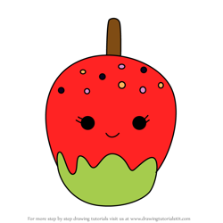 How to Draw Keir the Candy Apple from Squishmallows