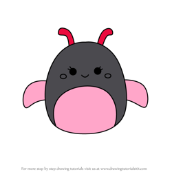 How to Draw Ladee the Ladybug from Squishmallows