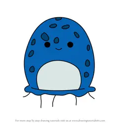 How to Draw Mariam the Jellyfish from Squishmallows