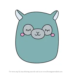 How to Draw Miley the Llama from Squishmallows