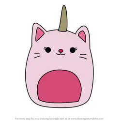 How to Draw Mina the Caticorn from Squishmallows