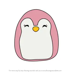 How to Draw Piper the Penguin from Squishmallows