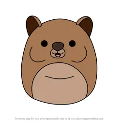 How to Draw Quito the Quokka from Squishmallows