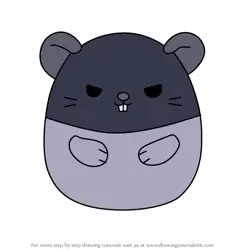 How to Draw Ralphie the Rat from Squishmallows