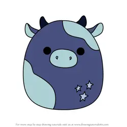 How to Draw Rivka the Cow from Squishmallows