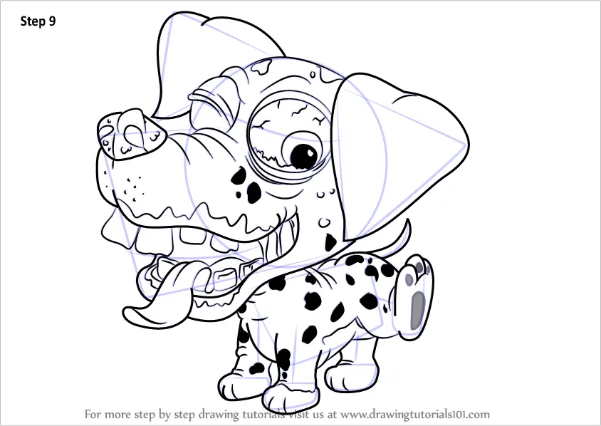 Learn How to Draw Dirty Dalmatian from The Ugglys Pet Shop (The Ugglys