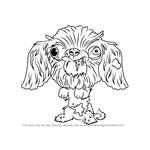 How to Draw Dork-shire Terrier from The Ugglys Pet Shop