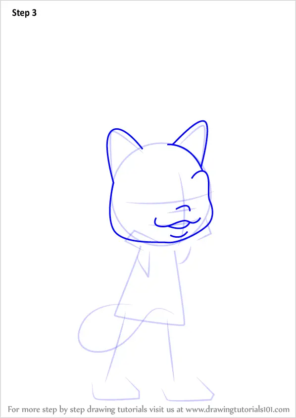 How to Draw Catsby from The Zelfs (The Zelfs) Step by Step ...