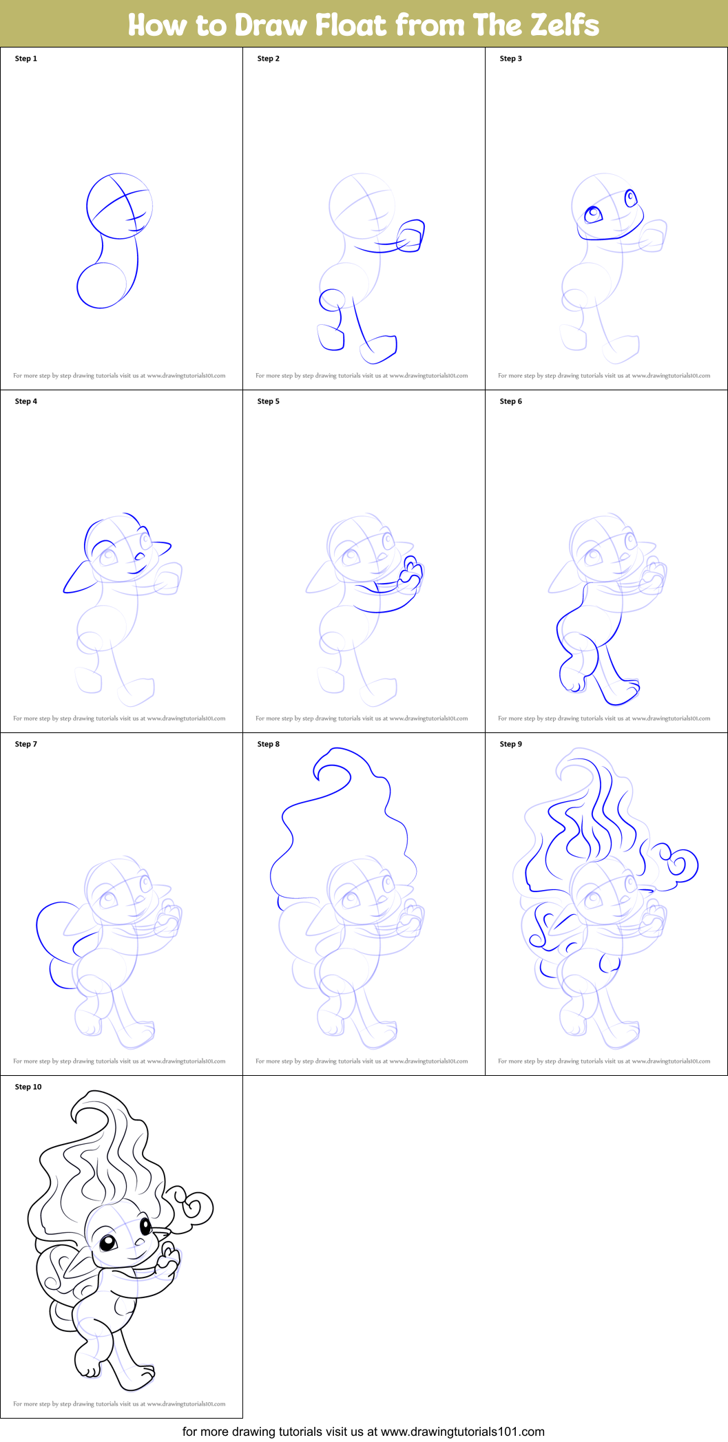 How to Draw Float from The Zelfs printable step by step drawing sheet ...
